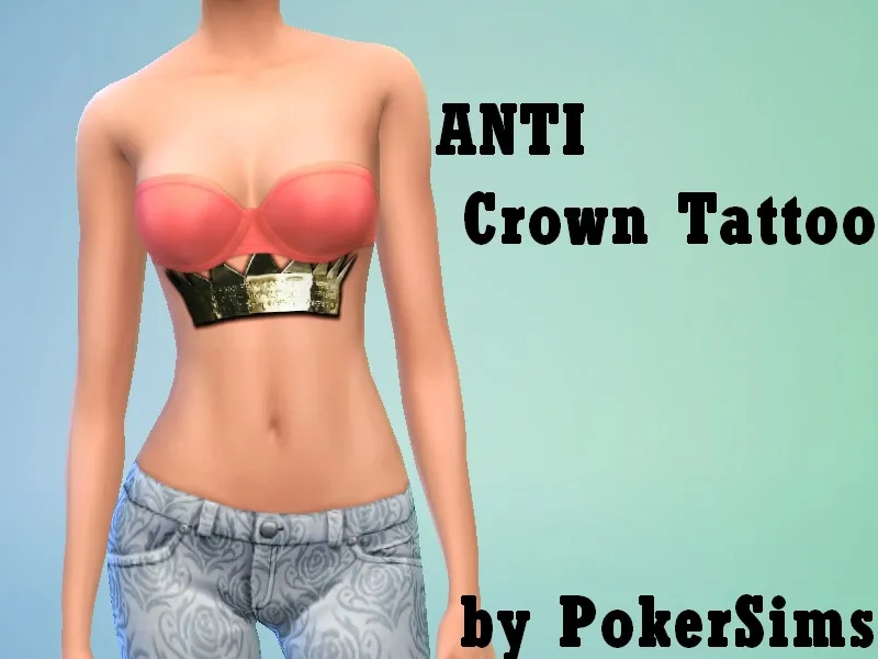 ANTI Crown Tattoo