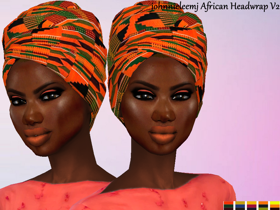 African Print Headwrap