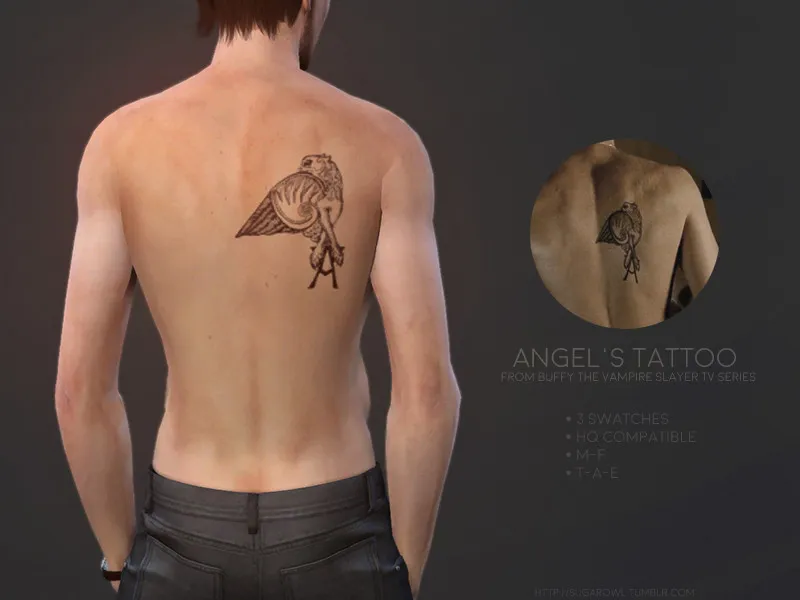 Angel’s tattoo