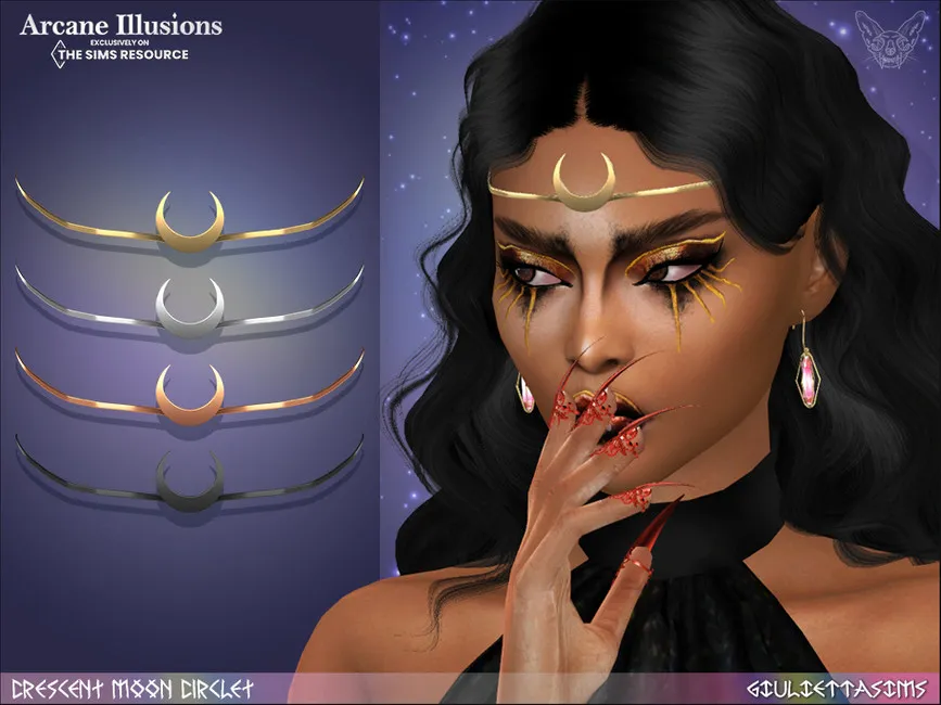 Arcane Illusions – Crescent Moon Circlet