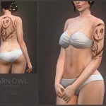 Barn Owl tattoos