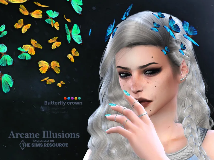 Arcane Illusions Butterfly crown