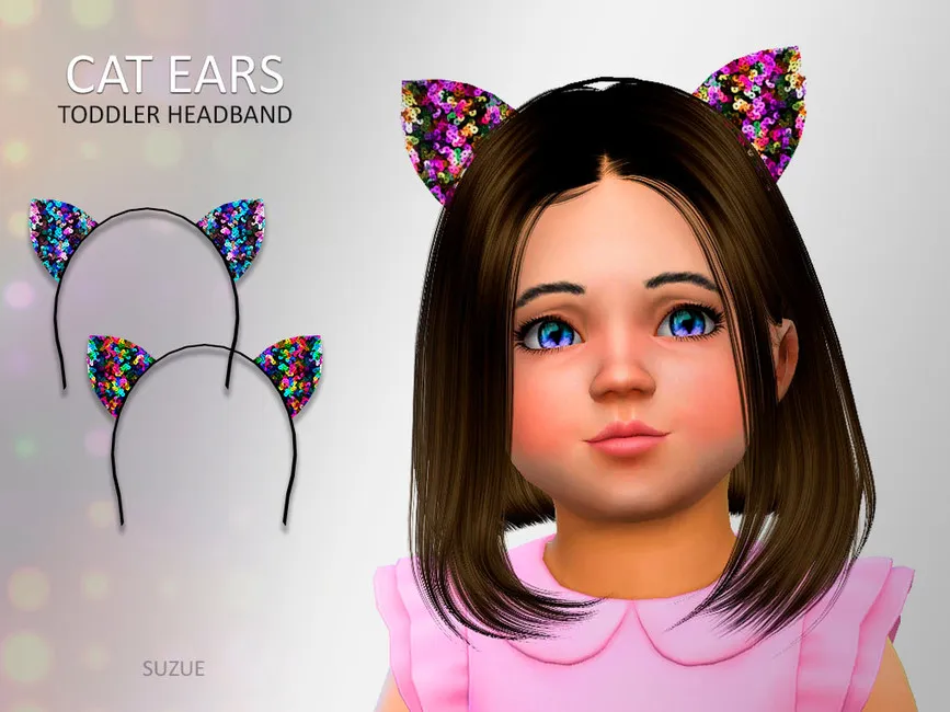 Cat Ears Toddler Headband