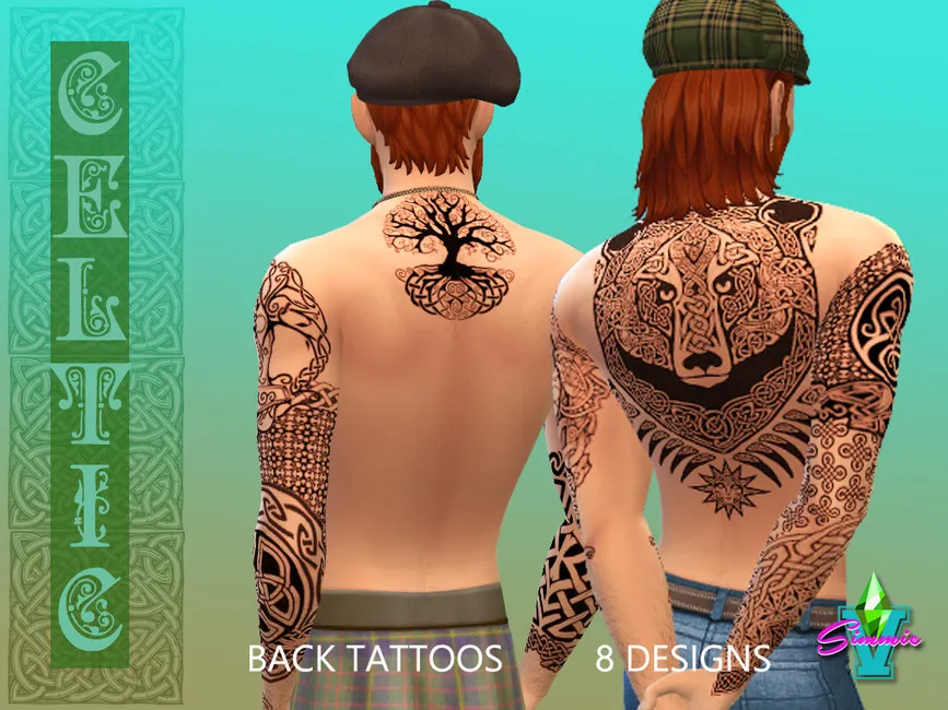 Celtic Back Tattoo