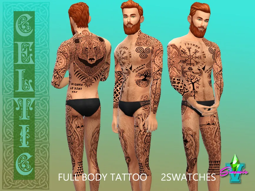 Celtic Full Body Tattoo