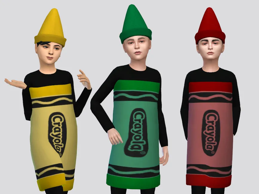 Crayons Hat Kids