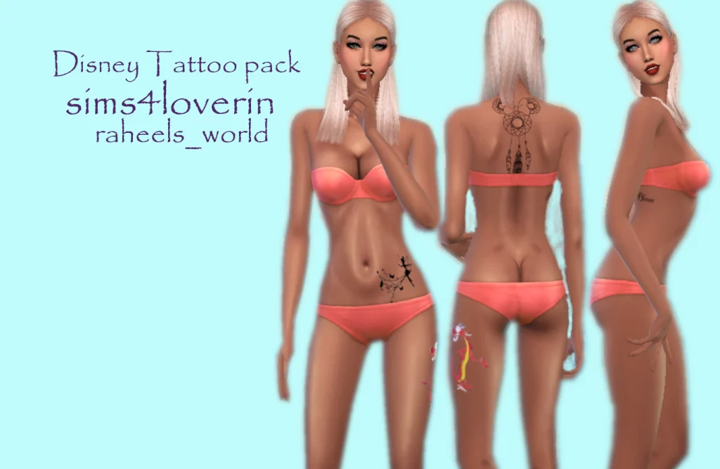 DISNEY TATTOO PACK