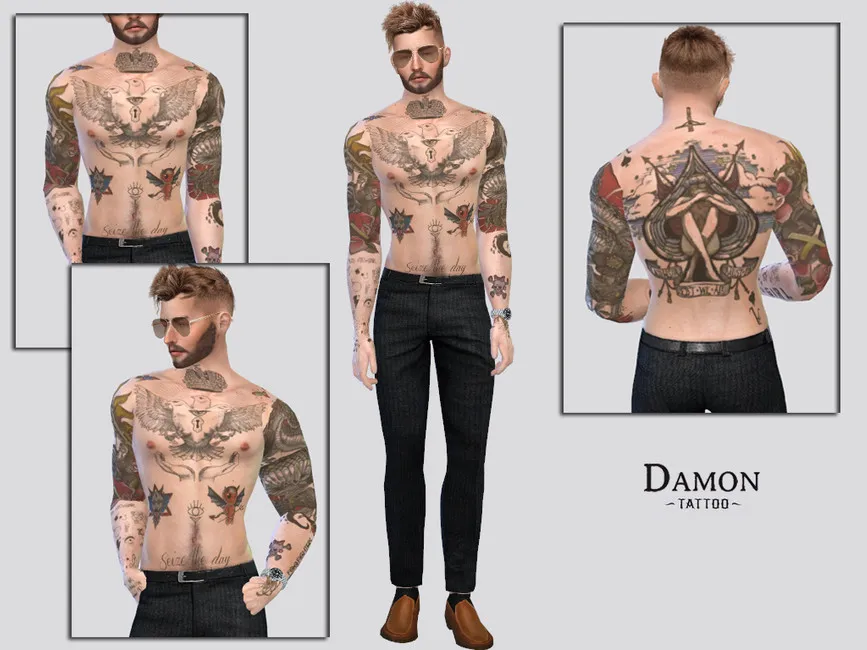 Damon Tattoo