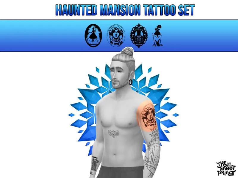 Disney’s The Haunted Mansion Tattoo Set