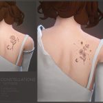 Floral Constellations tattoos