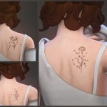 Floral Constellations tattoos