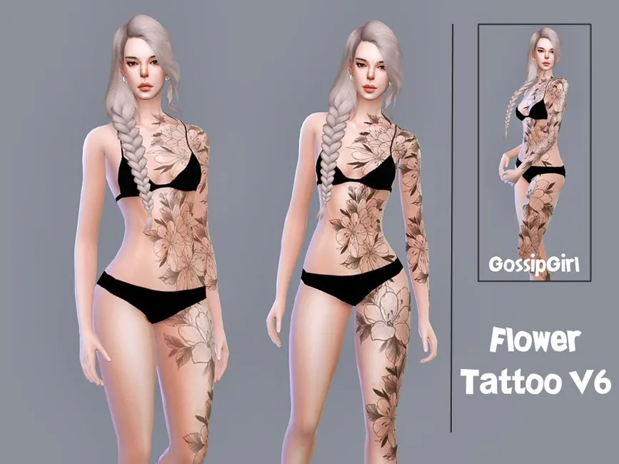 Flower Tattoo V6