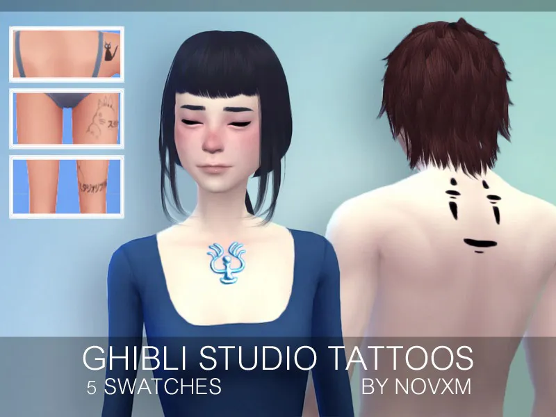 Ghibli Studio Tattoos