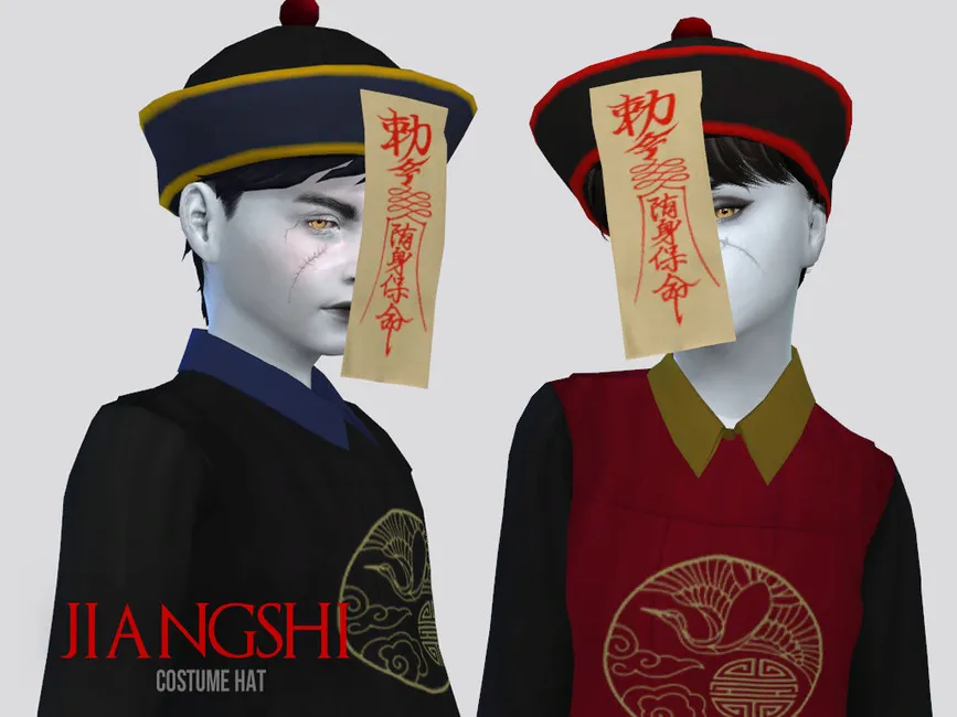 Jiangshi Hat Kids