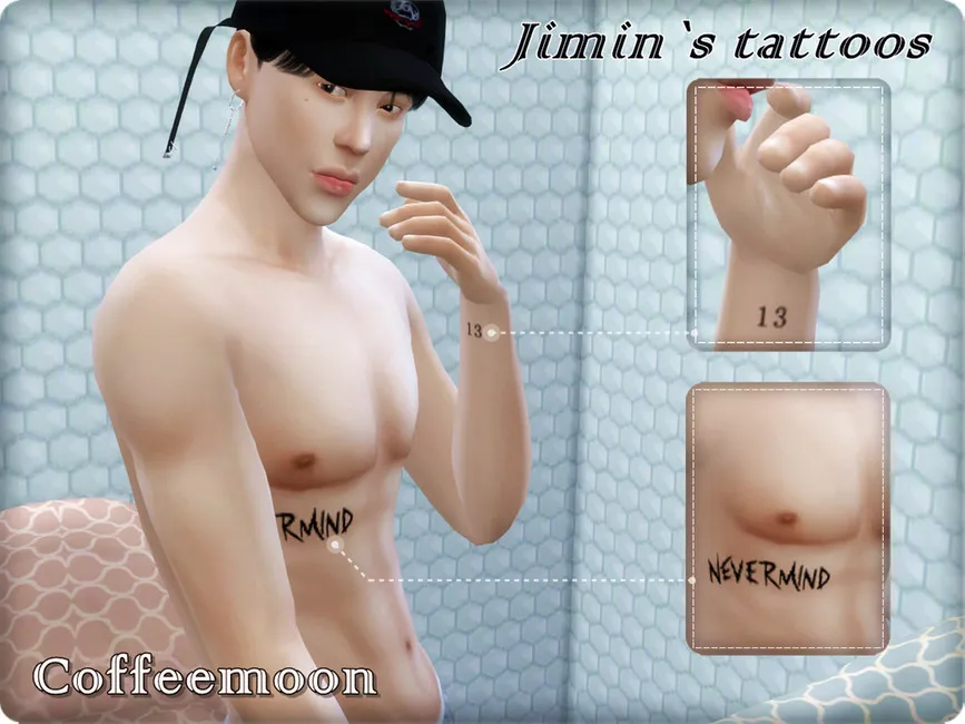 Jimin`s tattoos