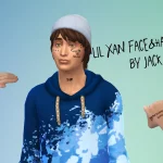 Lil Xan – face and hands tattoos