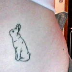 Little Bunny Wrist Tattoo