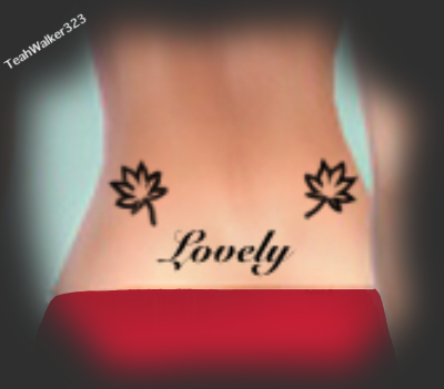 “Lovely” Back Tattoo