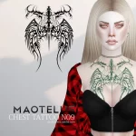 Maotelus Chest Tattoo N09