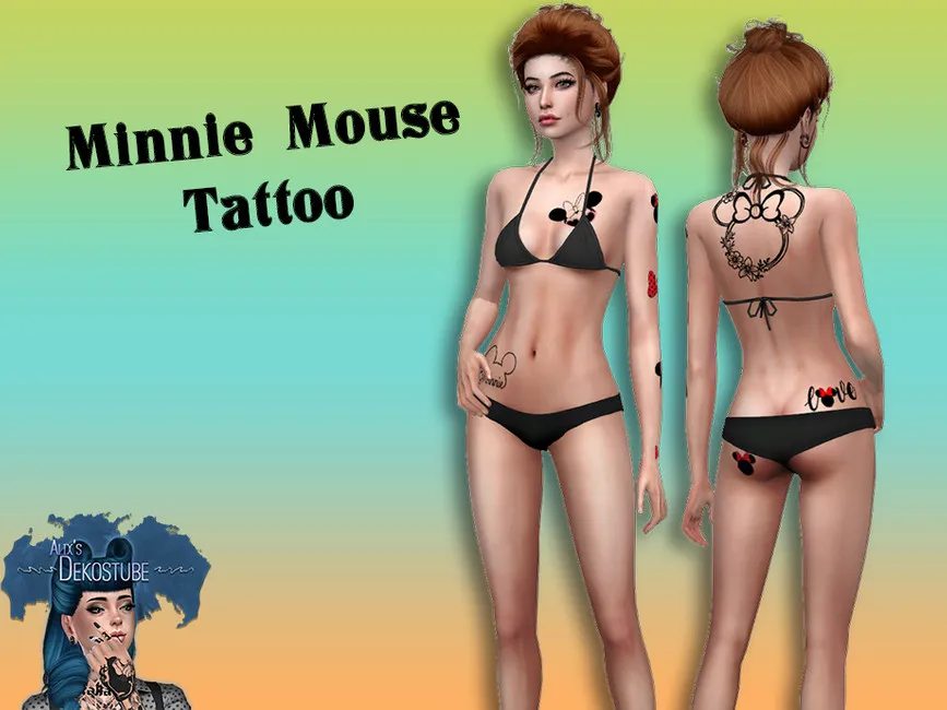 Minnie Mouse Tattoo