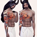 Oni Overwatch Hanzo tattoo conversion