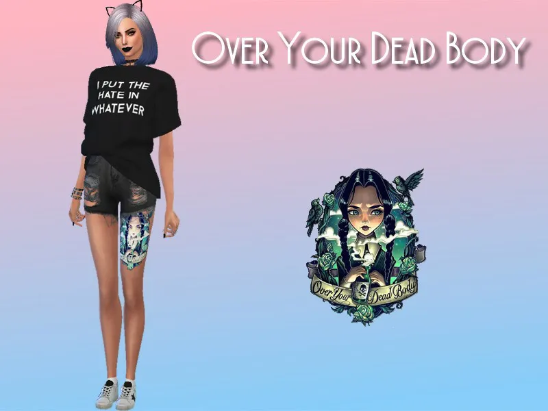 Over Your Dead Body Tattoo