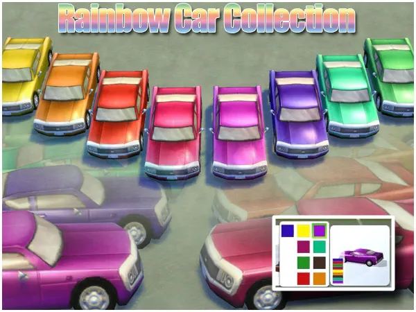 Rainbow Cars