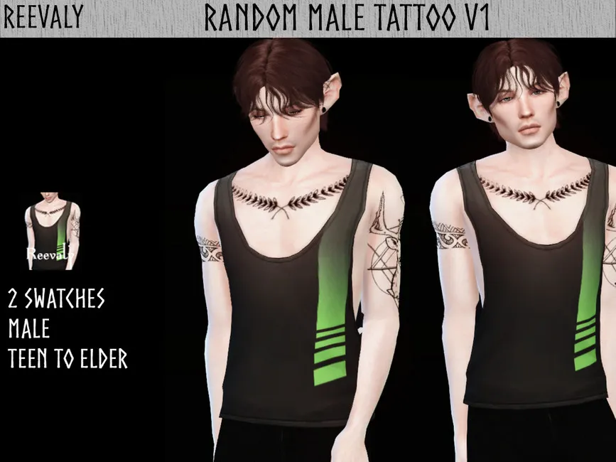 Random Male Tattoo V1