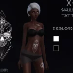 Skull Tattoo Female