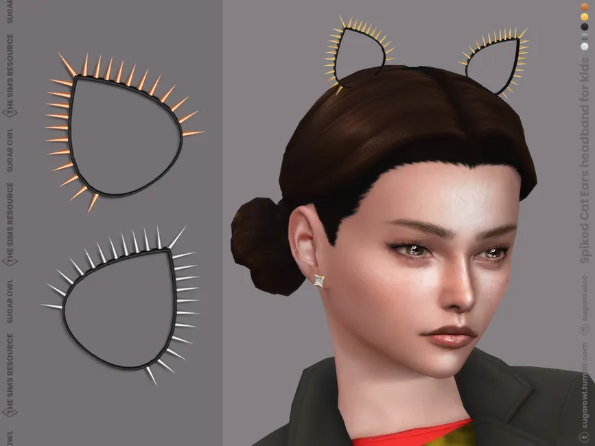 Spiked Cat Ears headband for kids