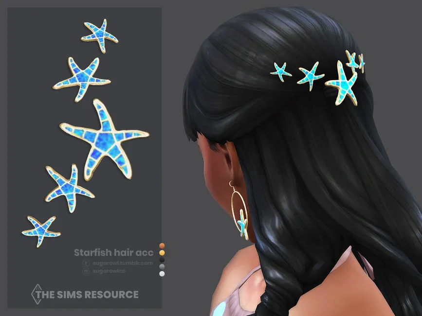 Starfish hair acc Kids version