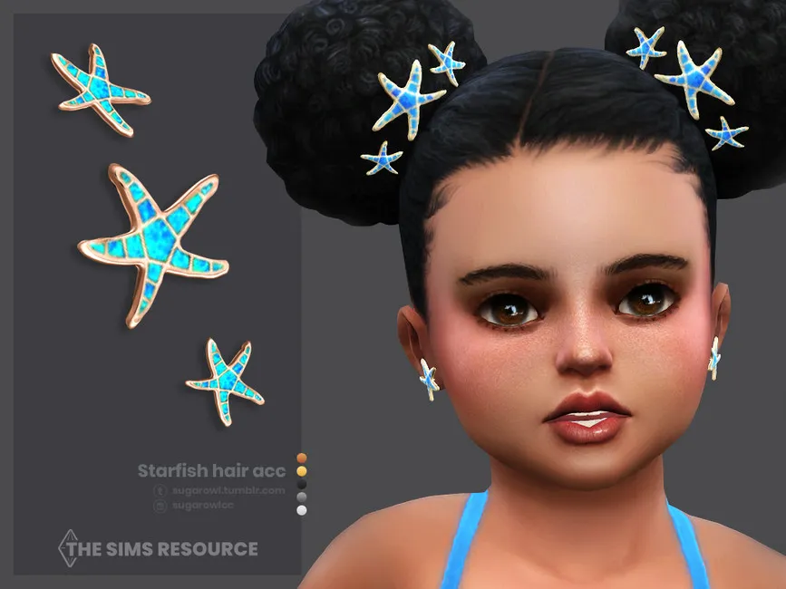 Starfish hair acc Toddlers version