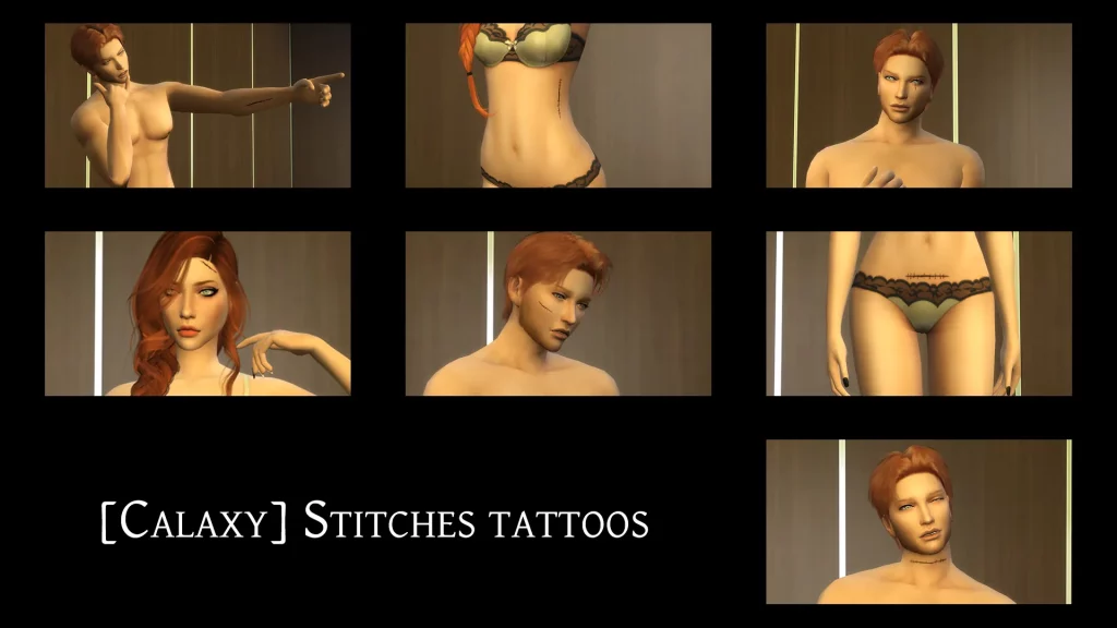 Stitches tattoos