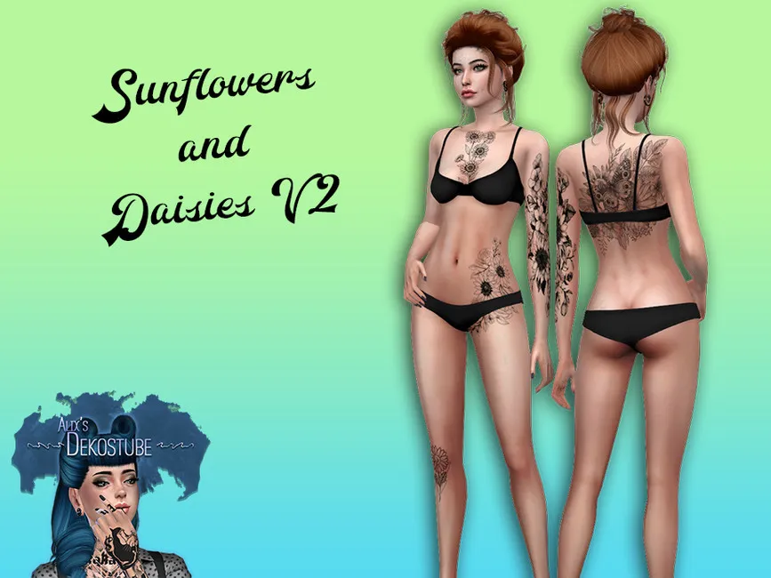 Sunflowers and Daisies V2