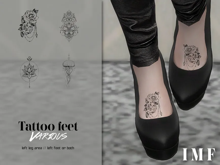 Tattoo Feet Various