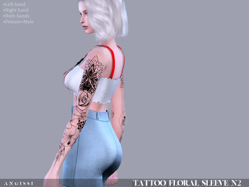 Tattoo-Floral sleeve N2