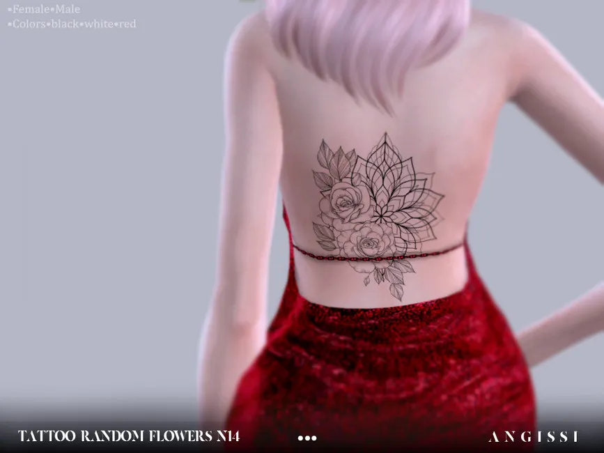Tattoo-Random Flowers n14