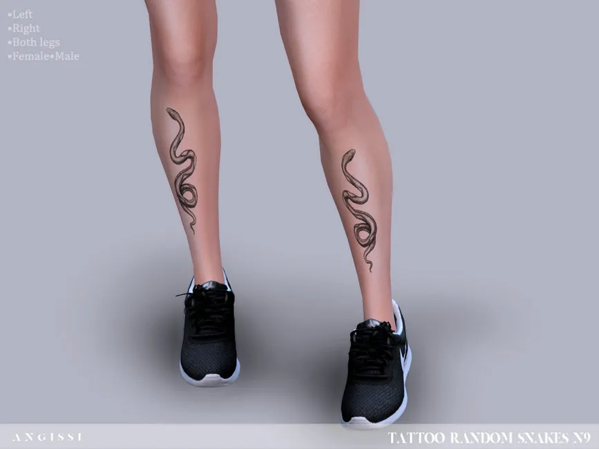 Tattoo-Random Snakes n9