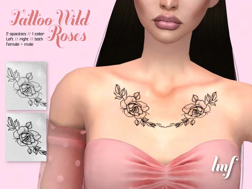 Tattoo Wild Roses