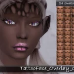 Tattoo Face Overlay 03