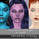 Tattoo Face Overlay 03