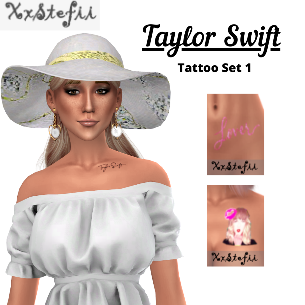 Taylor Swift Tattoo Set 1