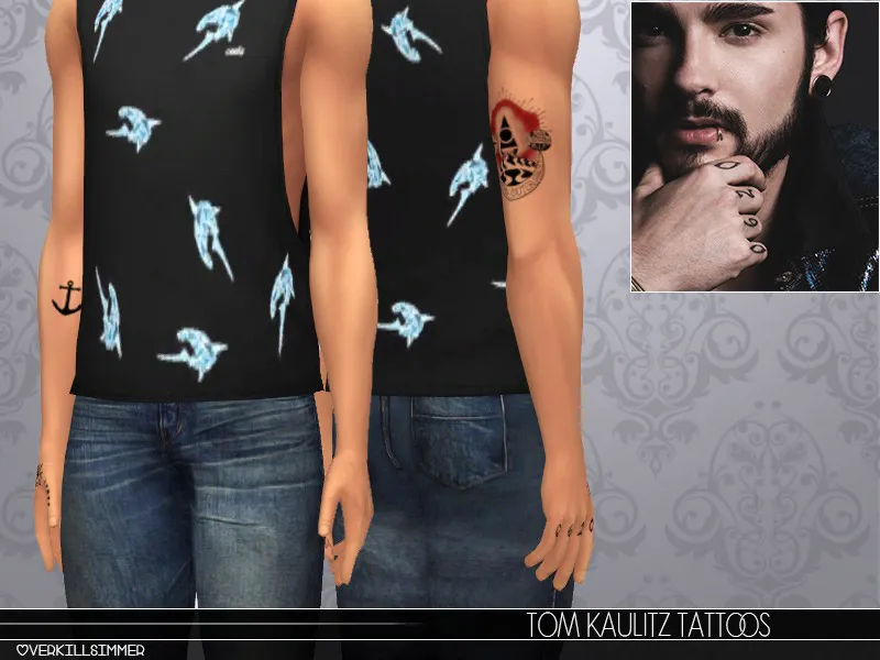 Tom Kaulitz Tattoos