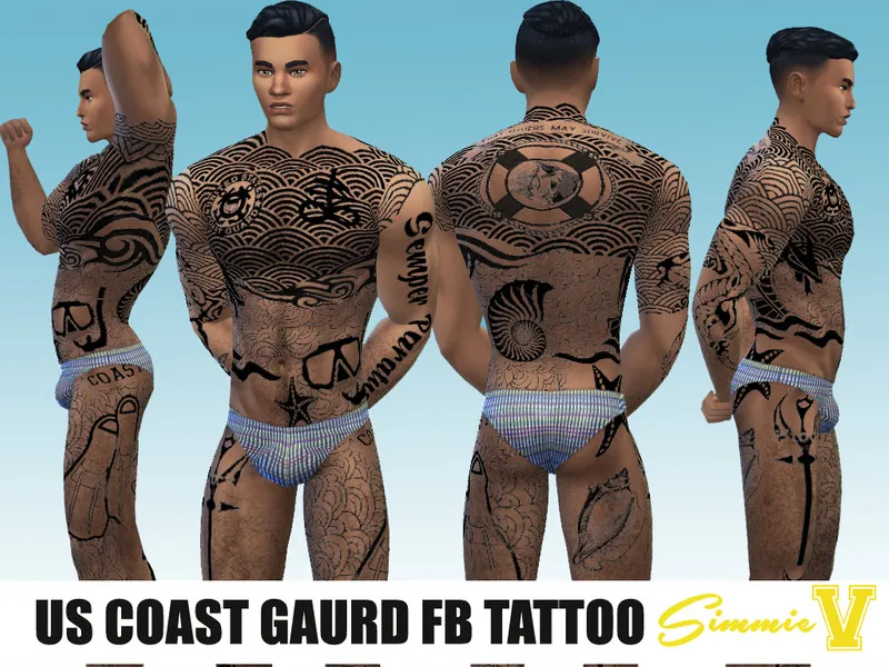 US Coast Guard FB Tattoo