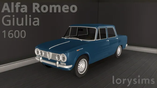1962 Alfa Romeo Giulia 1600 – SimsMods.net
