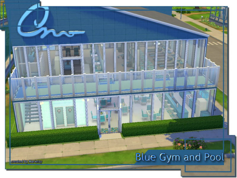 Blue Gym and Pool