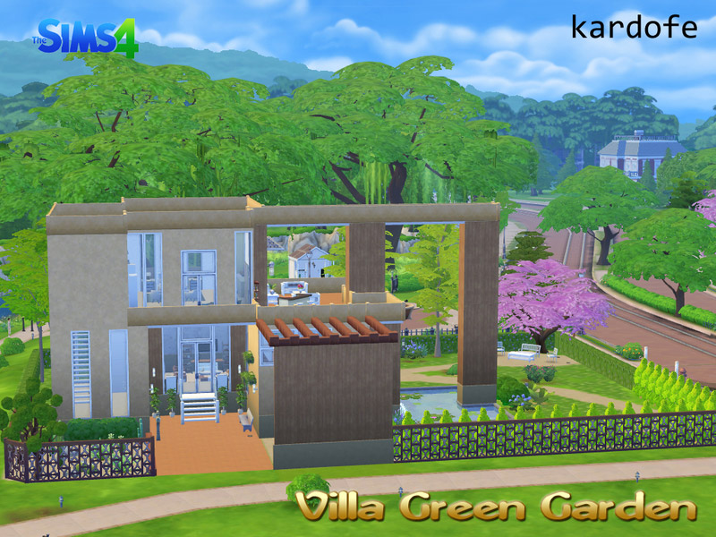 Villa green garden