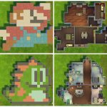 4 Pixel Houses + Bonus